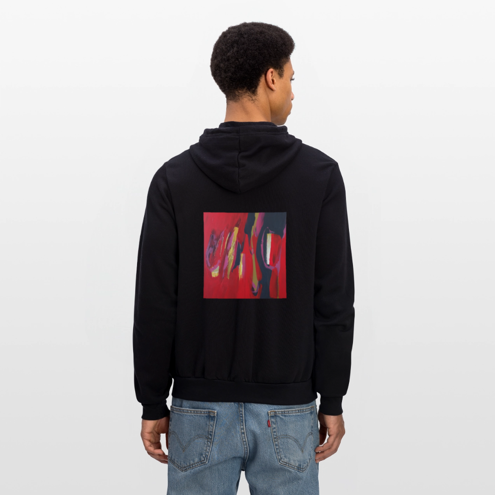 JKW Zip Favorite Painting Hoodie - black