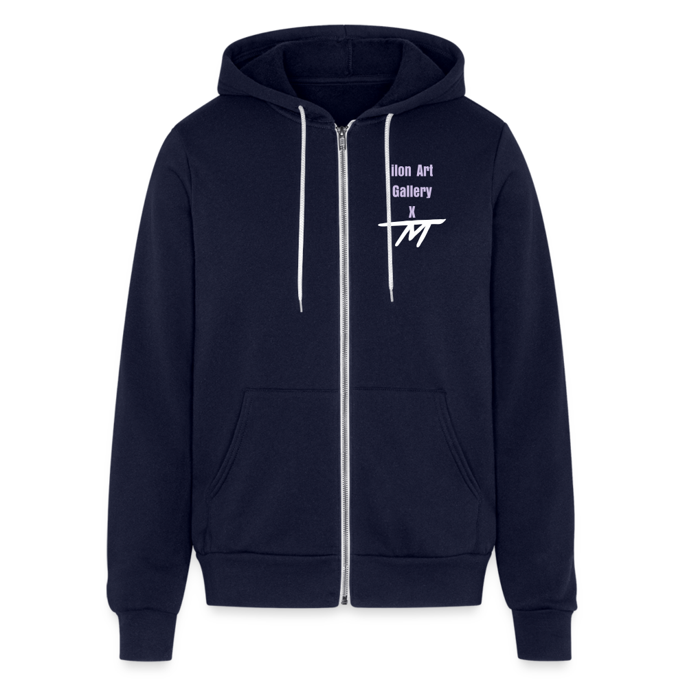 Ghostface Kitty zip - navy