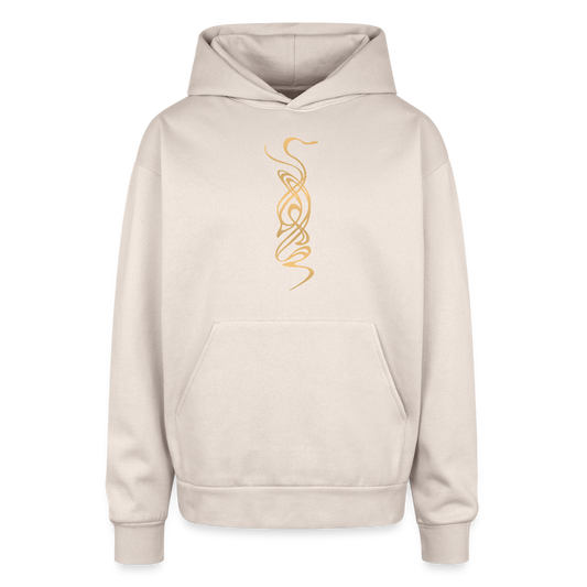 Hula Hooded Gold Oversized Sweatshirt - Sand