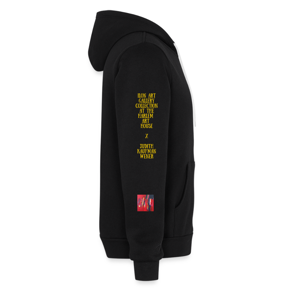 JKW Zip Favorite Painting Hoodie - black