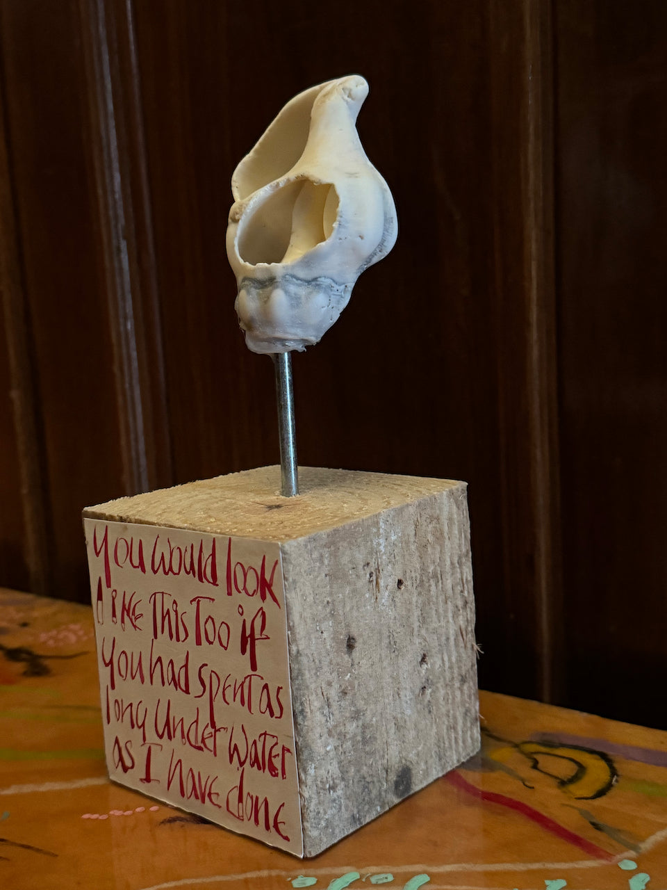 Anthony Haden-Guest's You Would Look Like This Too Sculpture