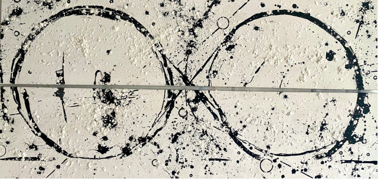 Todd Monaghan's "Infinity Spectacles 1 & 2 (diptych)" Painting