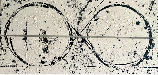 Todd Monaghan's "Infinity Spectacles 1 & 2 (diptych)" Painting