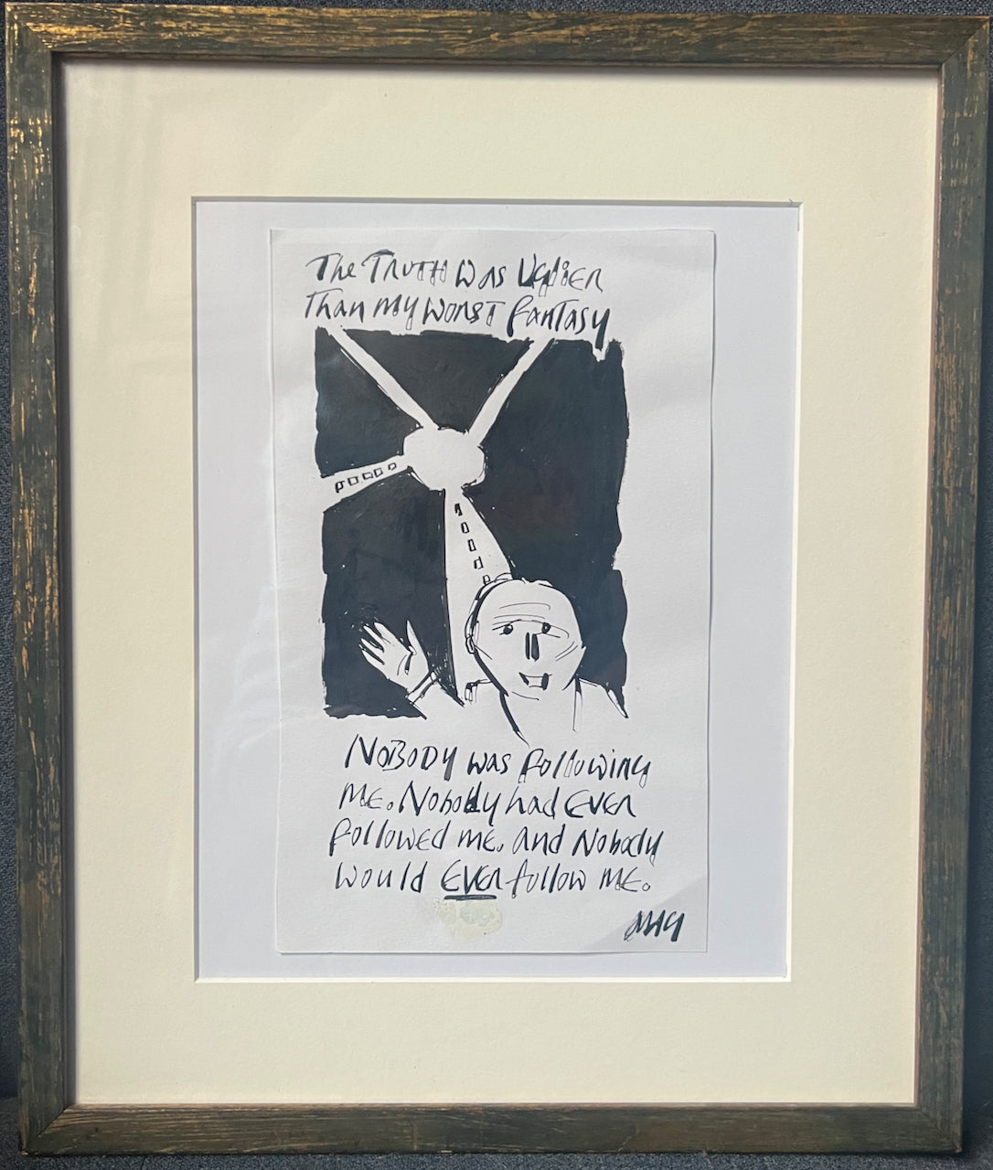 Anthony Haden-Guest's "The Truth was Uglier" Drawing