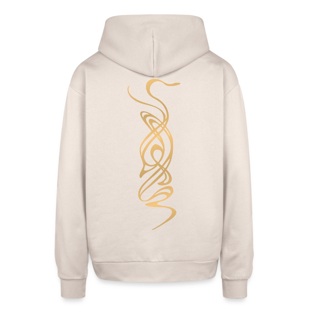 Oversized Hooded Hula Sweatshirt - Sand