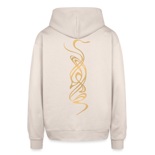 Oversized Hooded Hula Sweatshirt - Sand