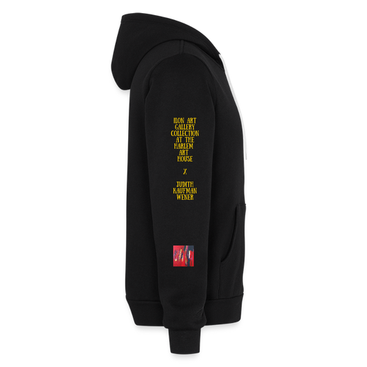 JKW Zip Favorite Painting Hoodie - black