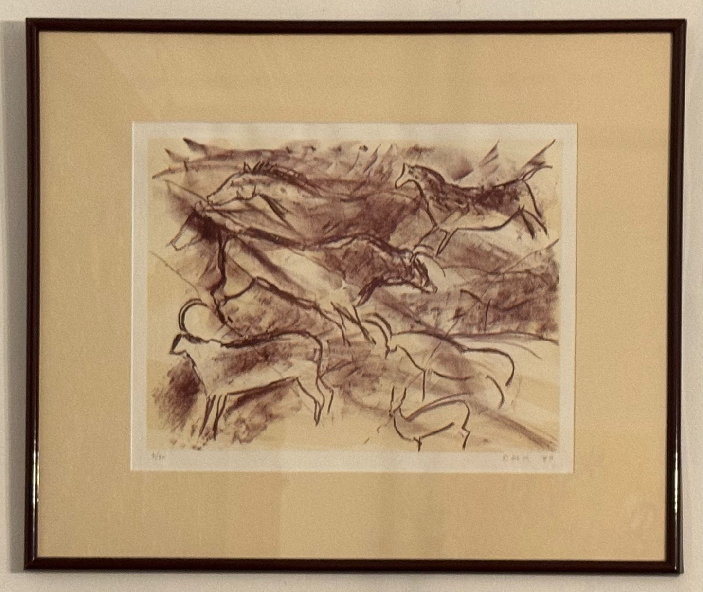 Elaine De Kooning's "Grotto at Les Eyzies" Print