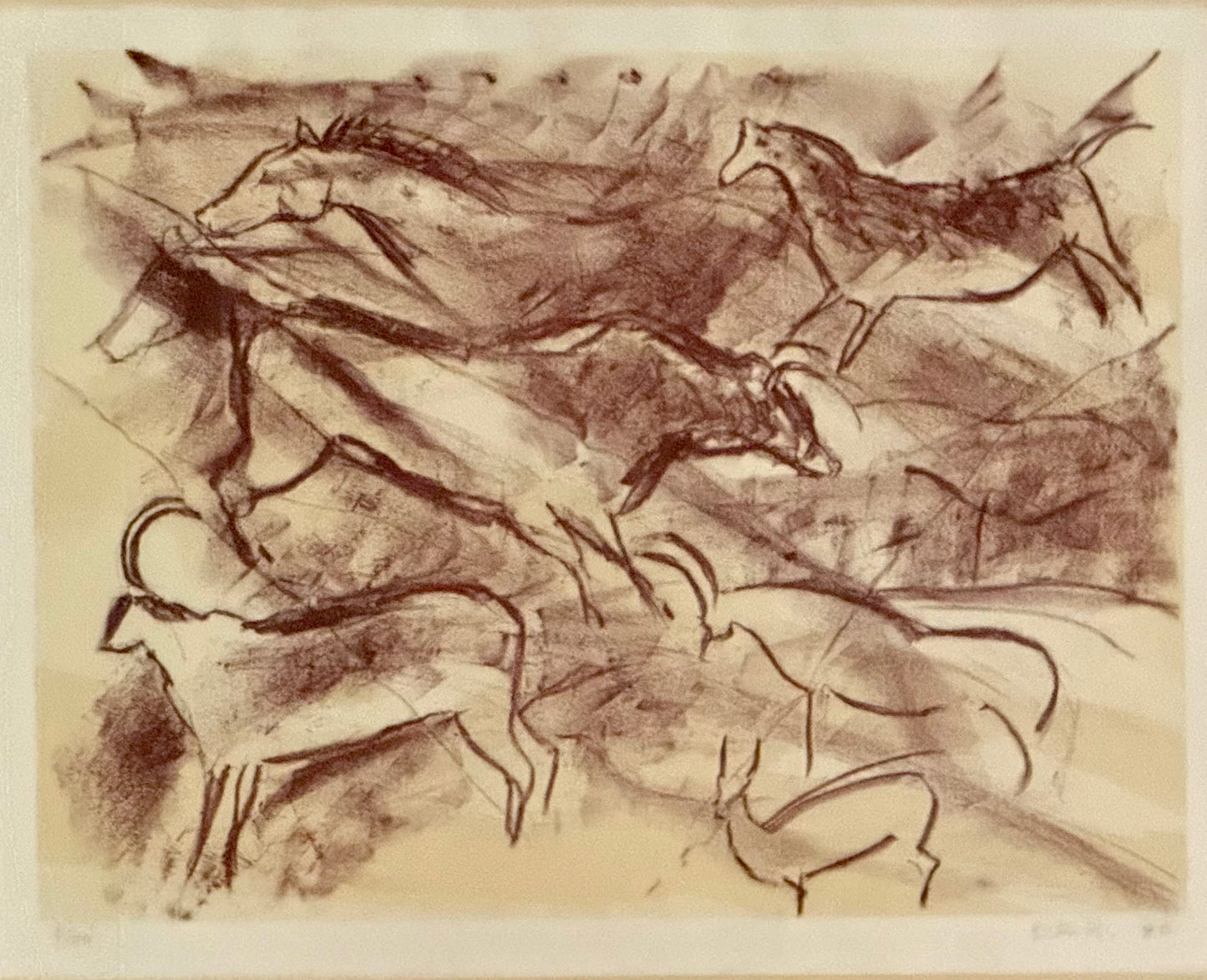 Elaine De Kooning's "Grotto at Les Eyzies" Print