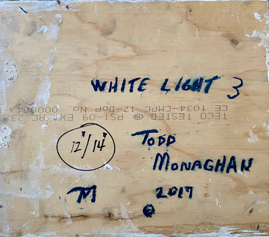 Todd Monaghan's "White Lights 3" Painting