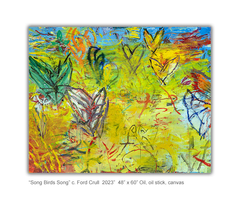 Ford Crull's Song Birds Sing Painting