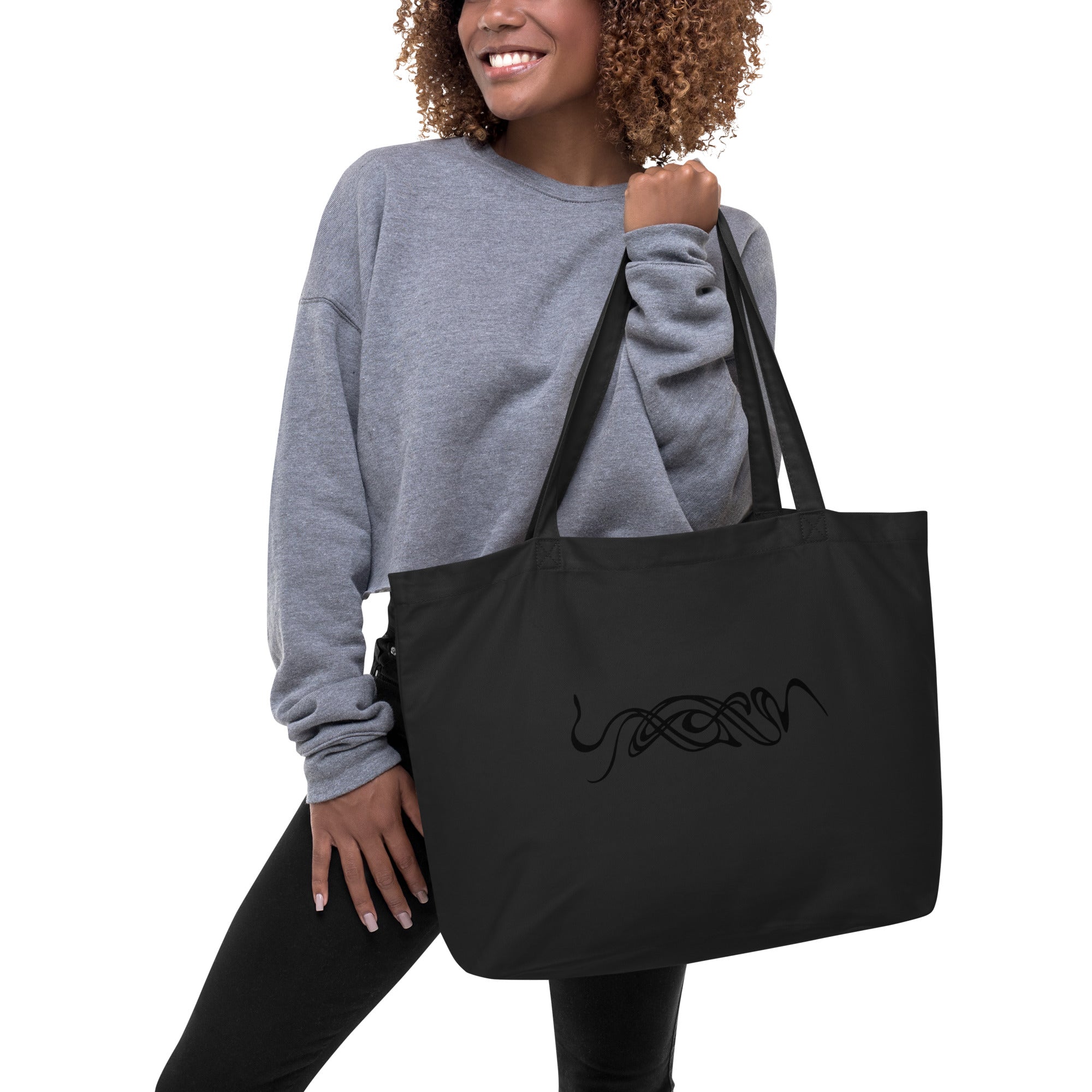 Hula Black Large Tote – ilon Art Gallery Collection